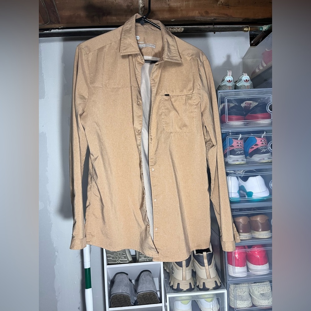 All in Motion Men's Beige Shirt Jacket